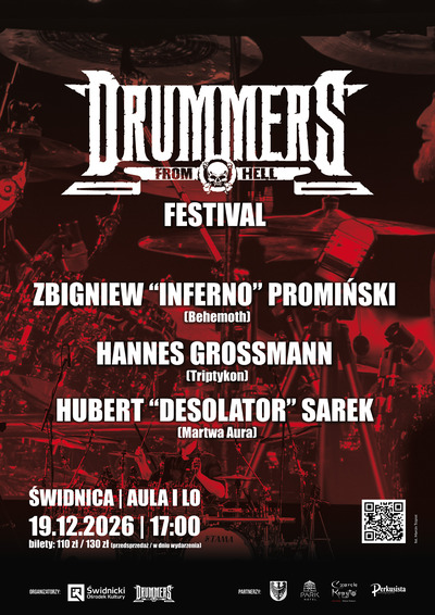 Plakat wydarzenia:  DRUMMERS FROM HELL Festival 2026